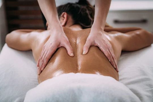 Neuromuscular massage therapy for Back spasm relief.