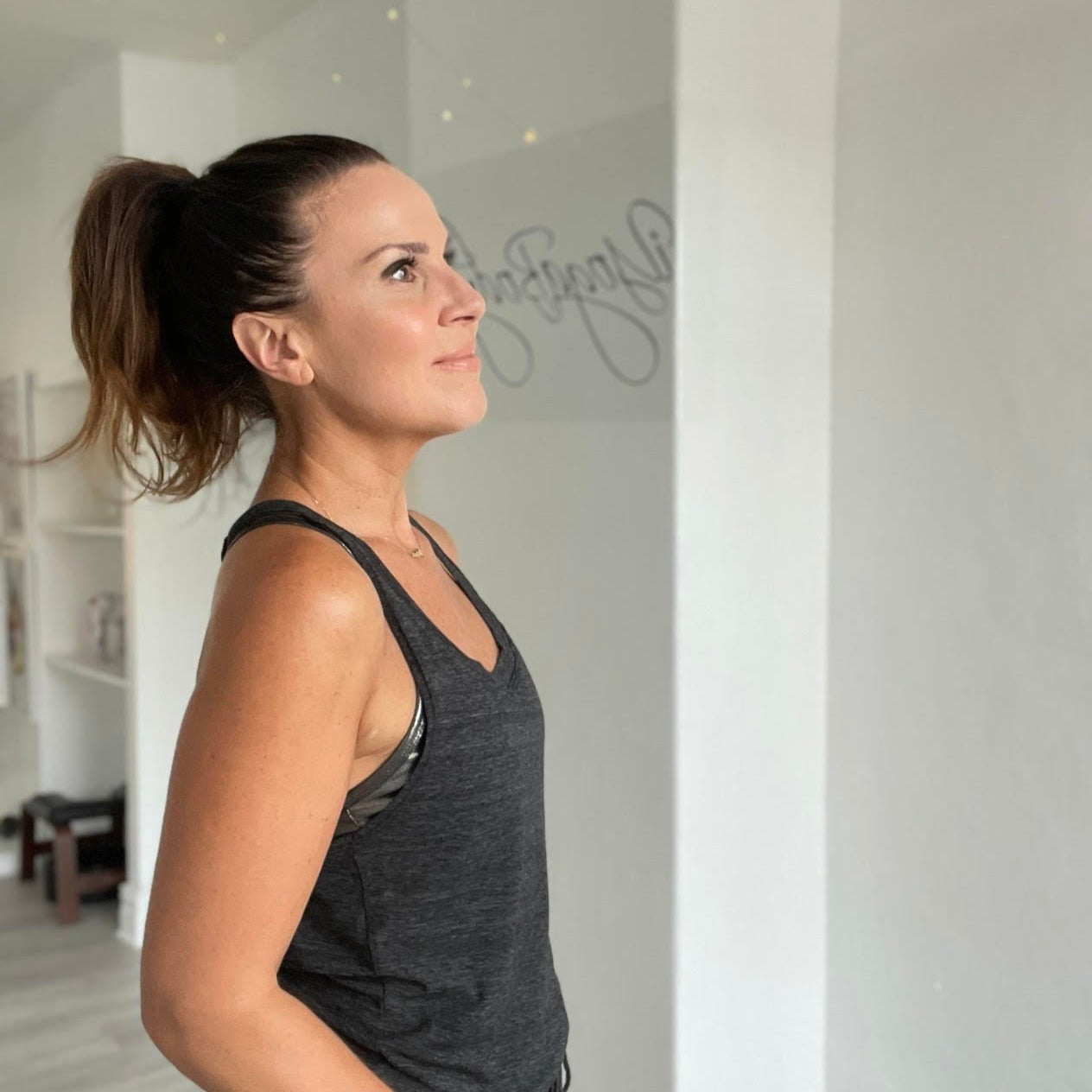 Private yoga session