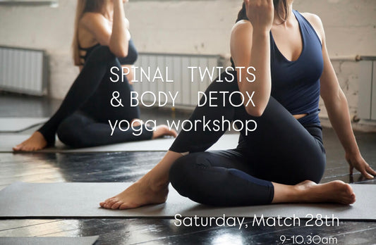 SPINAL TWISTS and BODY DETOX yoga workshop